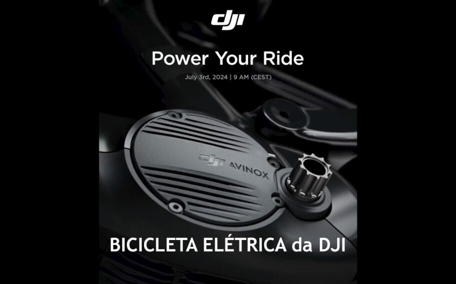 Bicicleta elétrica da DJI, inovação em mobilidade sustentável.