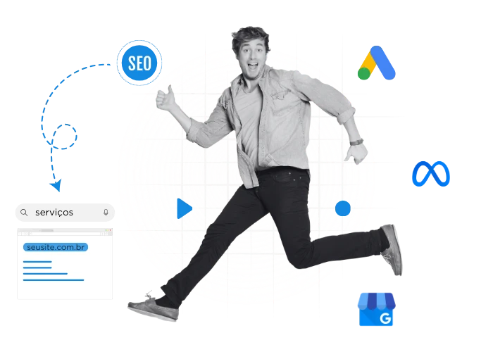 Somos especialistas em performance digital. Oferecemos uma gama completa de soluções para escalar seu negócio!